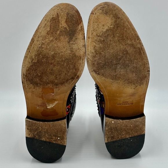 Givenchy Night Pansy Stud & Buckle Drop-Kickers WOMENS SZ 38.5 - Picture 15 of 15